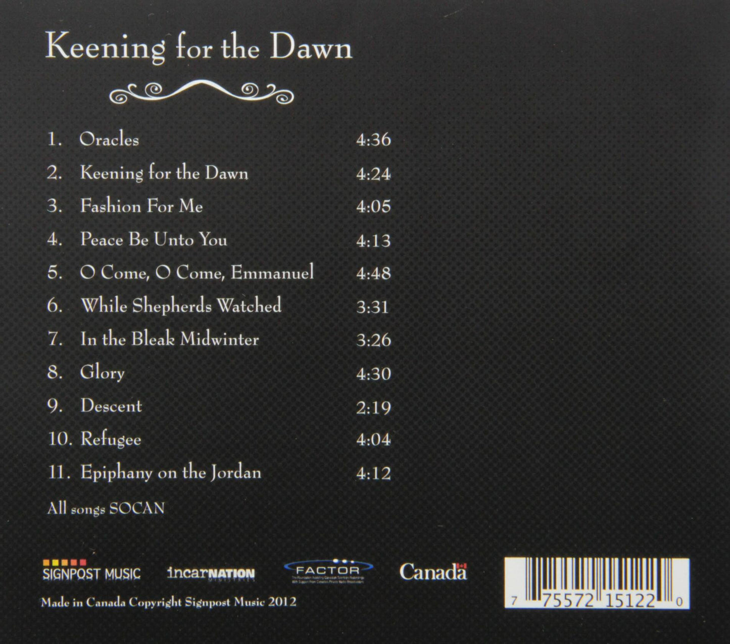 Keening for the Dawn [Audio CD] Steve Bell - Very Good