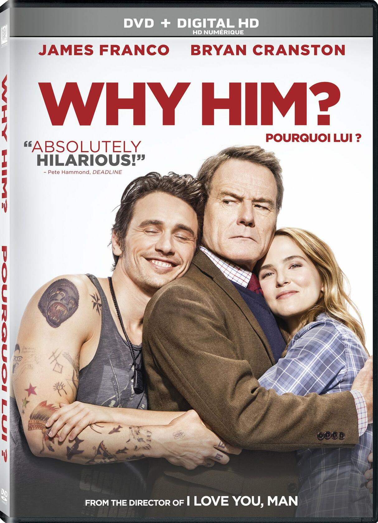 WHY HIM (Bilingual) [DVD + Digital HD] [DVD] - Very Good