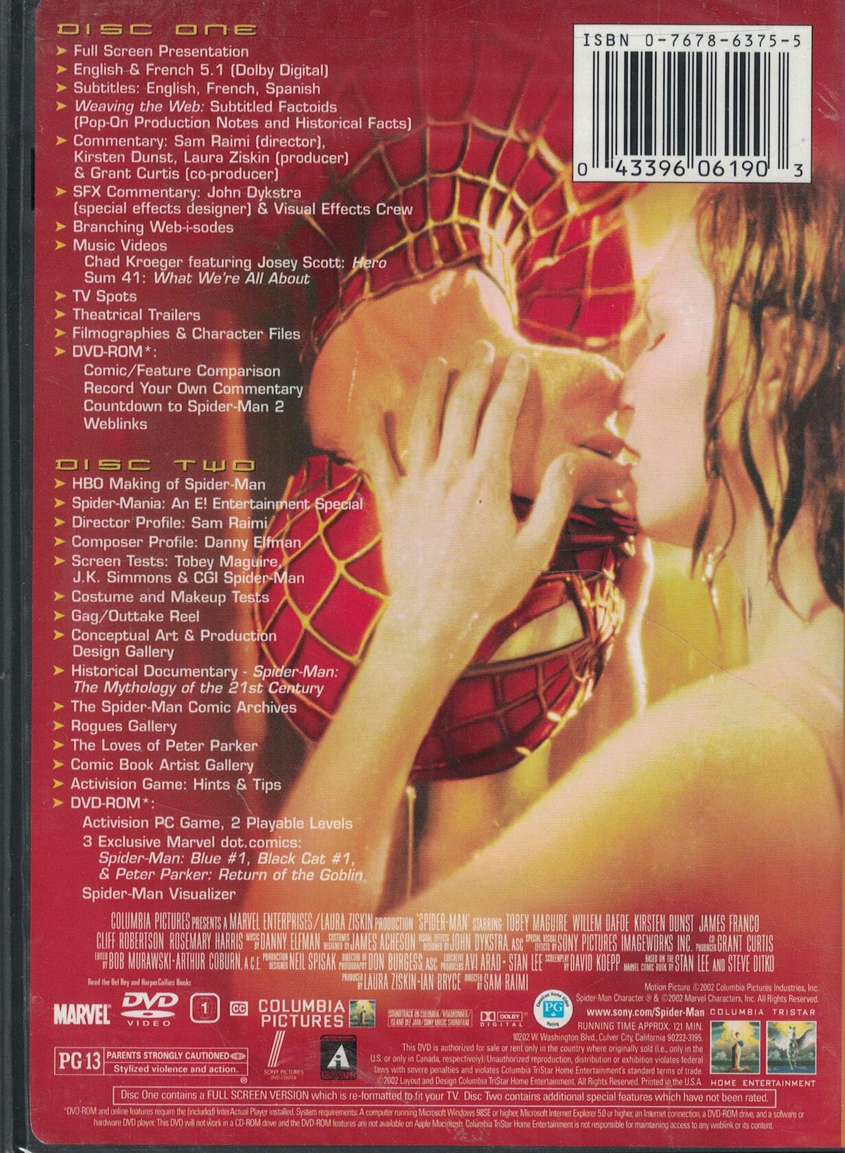 Spider-Man (Bilingual) [DVD] - Very Good