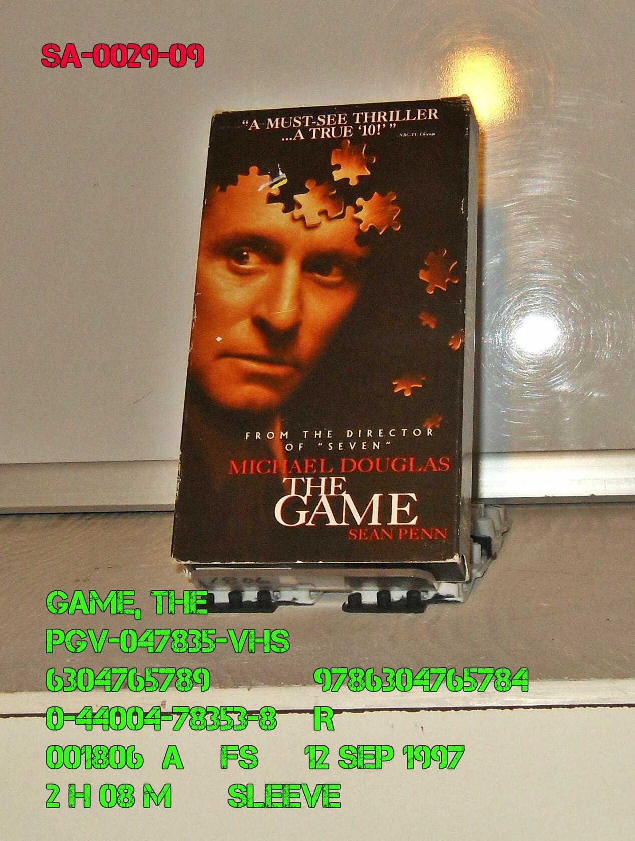 Game, the [VHS Tape]