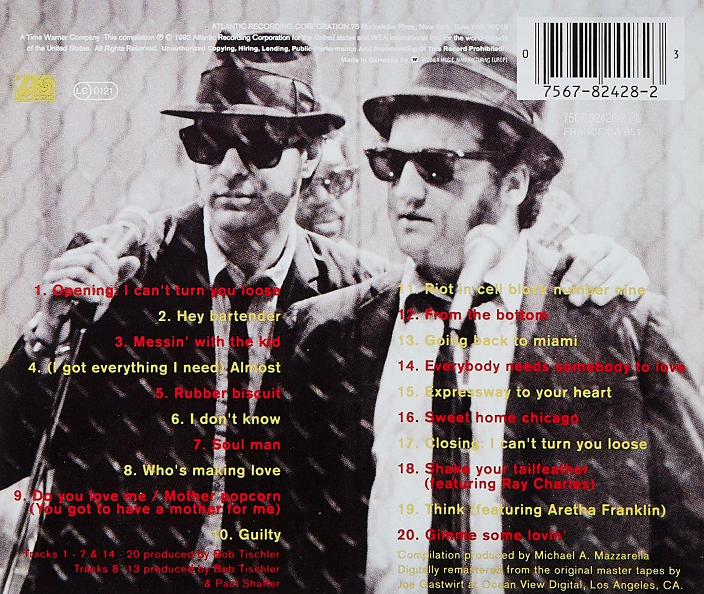 The Definitive Collection [Audio CD] The Blues Brothers - Very Good