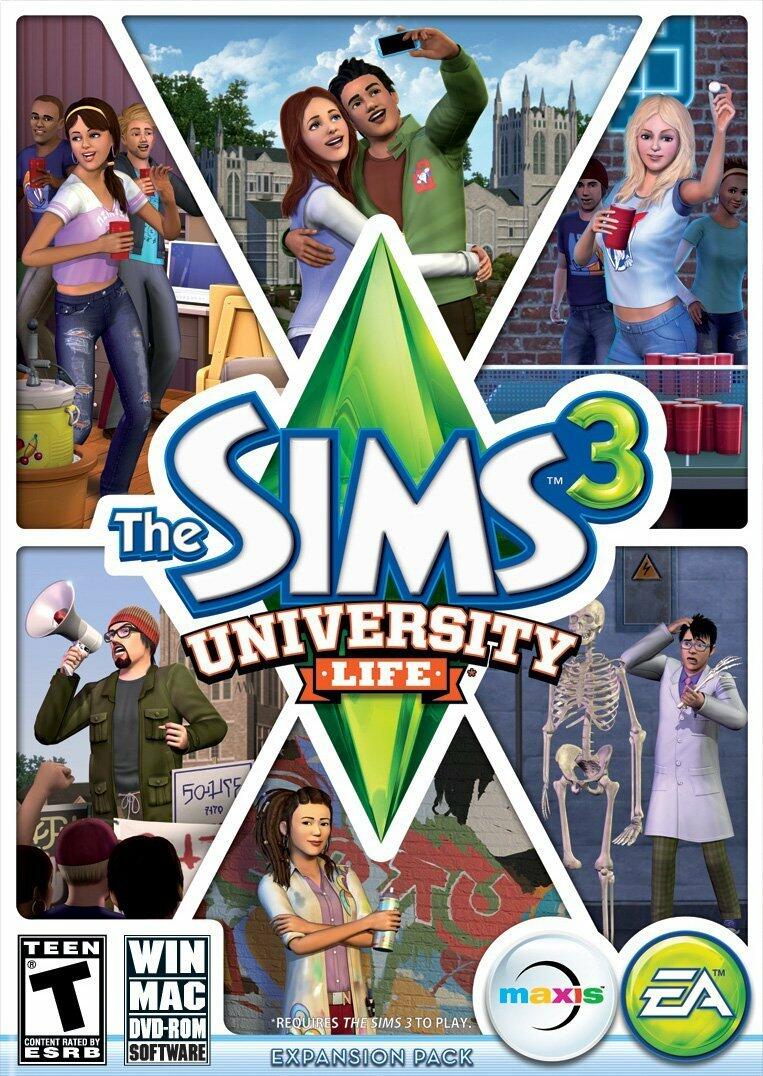 The Sims 3: University Life [video game] - Very Good