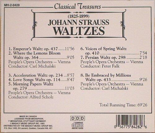 Classical Treasures: Strauss - Waltzes [Audio CD]