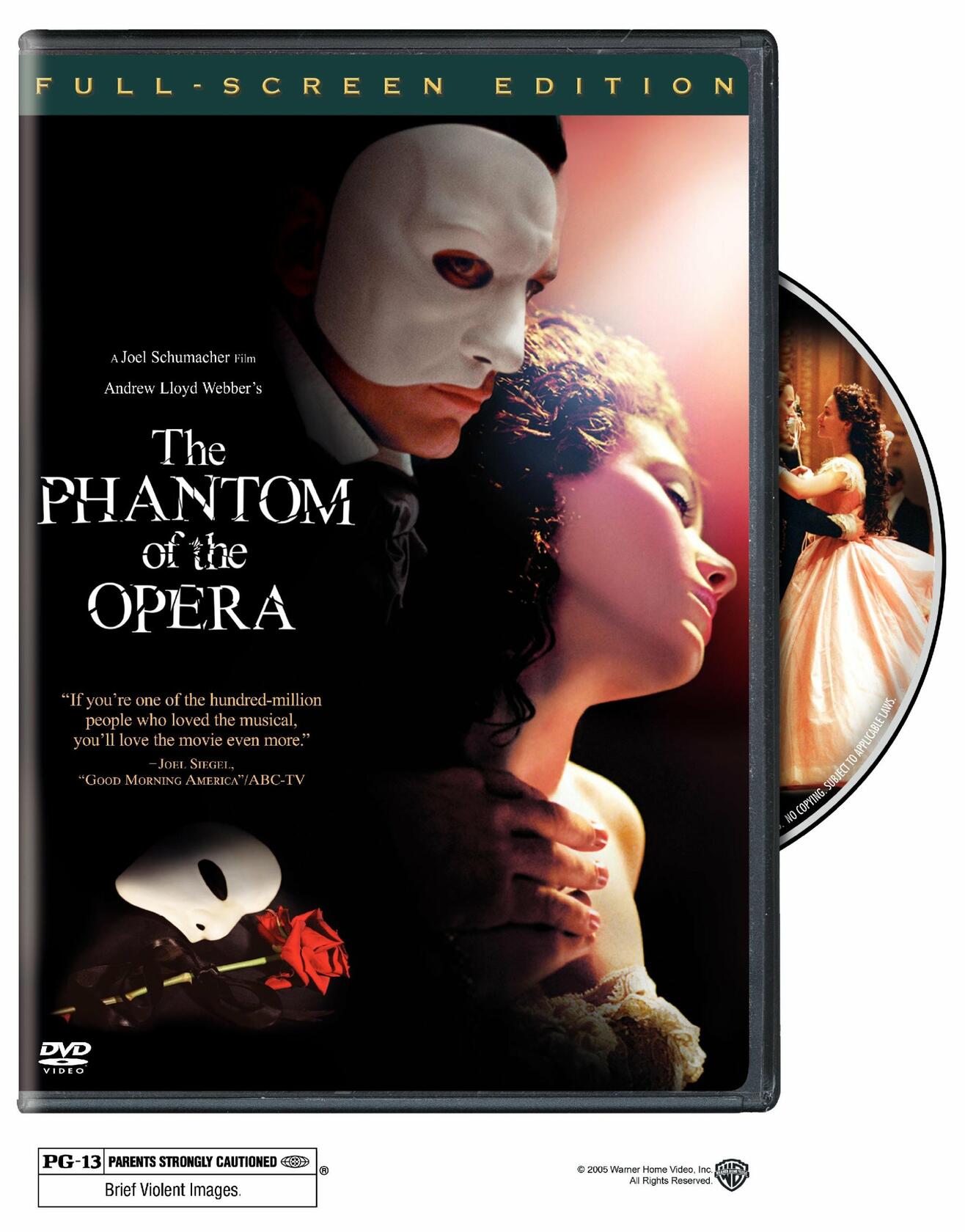 Phantom of the Opera (Full Screen) [Import] [DVD] - Very Good