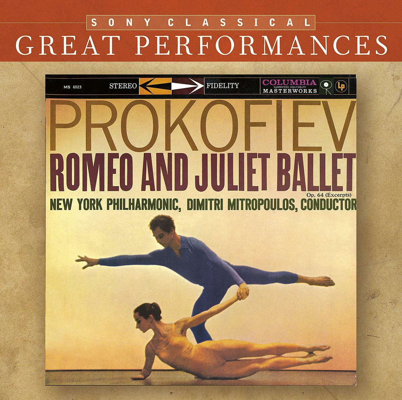 Prokofiev: Romeo And Juliet Ballet (Excerpts); Lieutenant Kije Suite; M Ussorgsky; Night On Bald Mountain (G Reat Performances) [Audio CD] Mitropoulos; Ny Philharmonic; Prokofiev Sergei and Dimitri Mitropoulos - Very Good