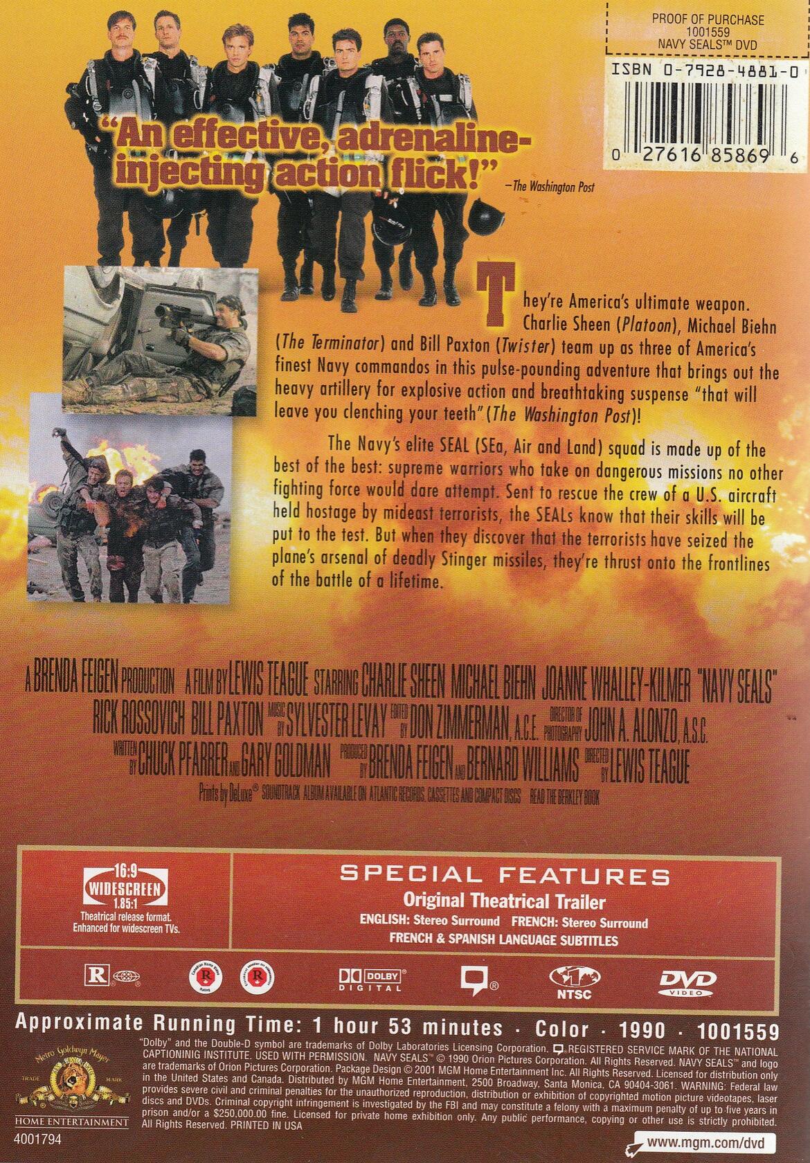 Navy Seals (Widescreen) (Bilingual) [DVD] - Very Good