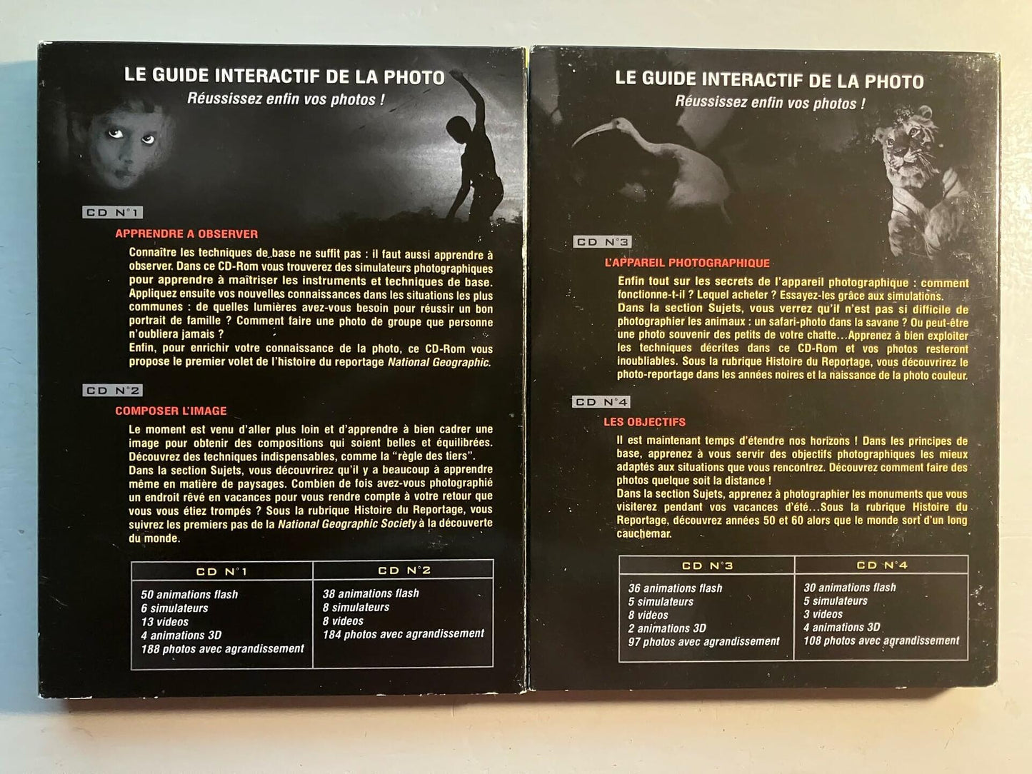 Le guide interactif de la photo - 8 CD-ROM
