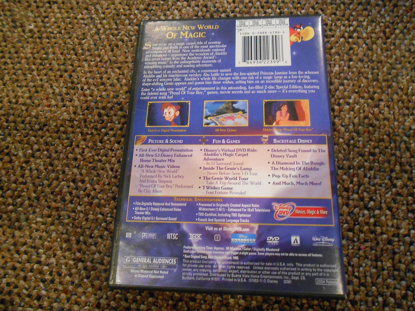 Aladdin (Disney Special Platinum Edition) (Sous-titres français) - Very Good