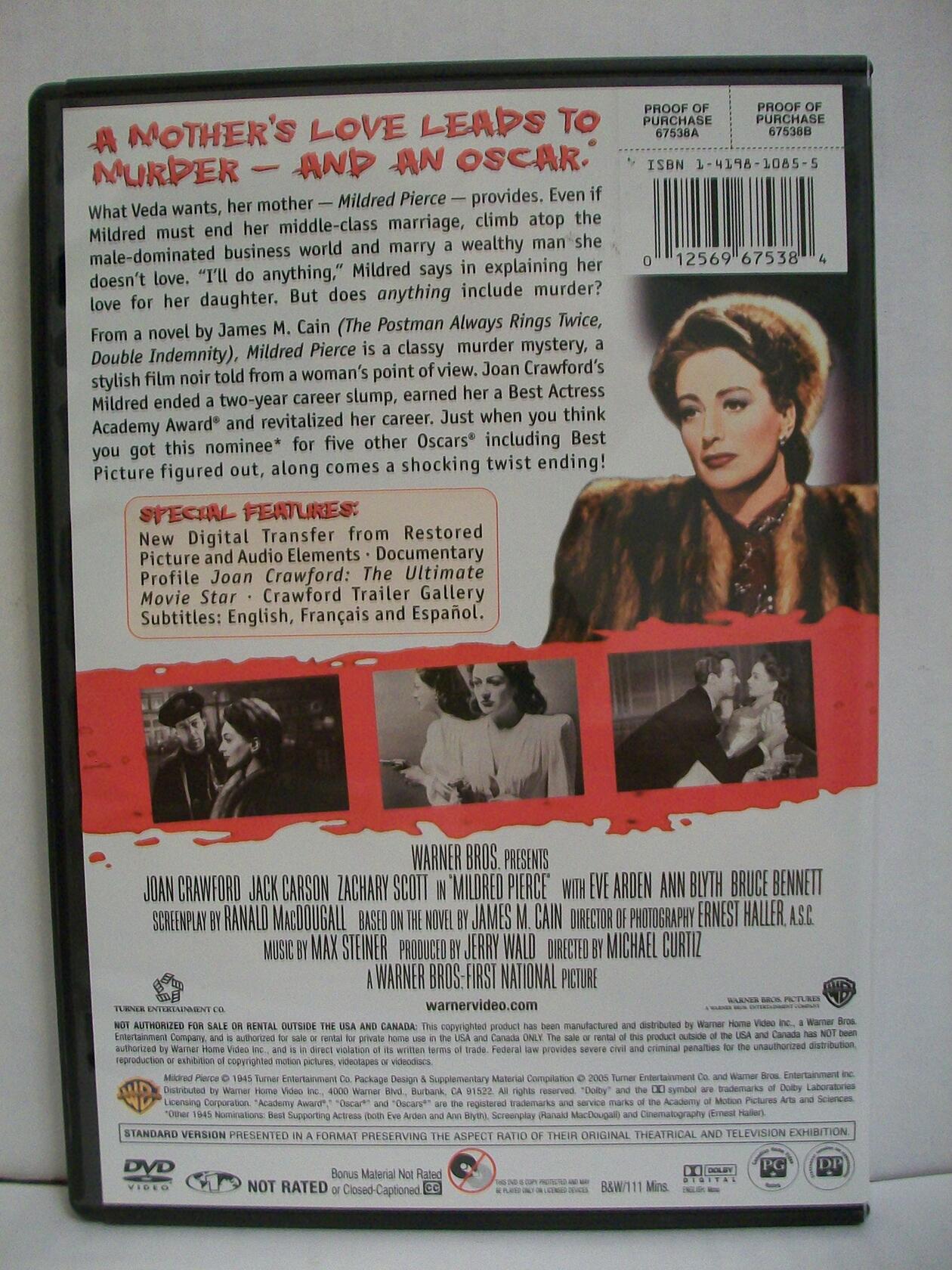 Mildred Pierce (Sous-titres franais) [DVD] - Acceptable