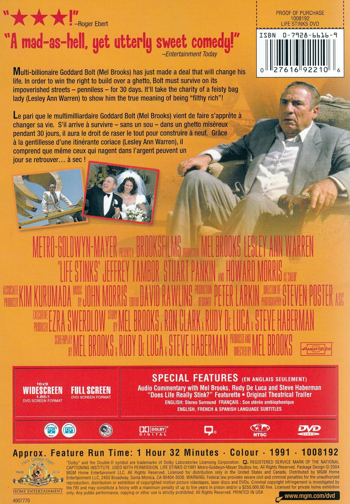 Life Stinks [DVD] - Good