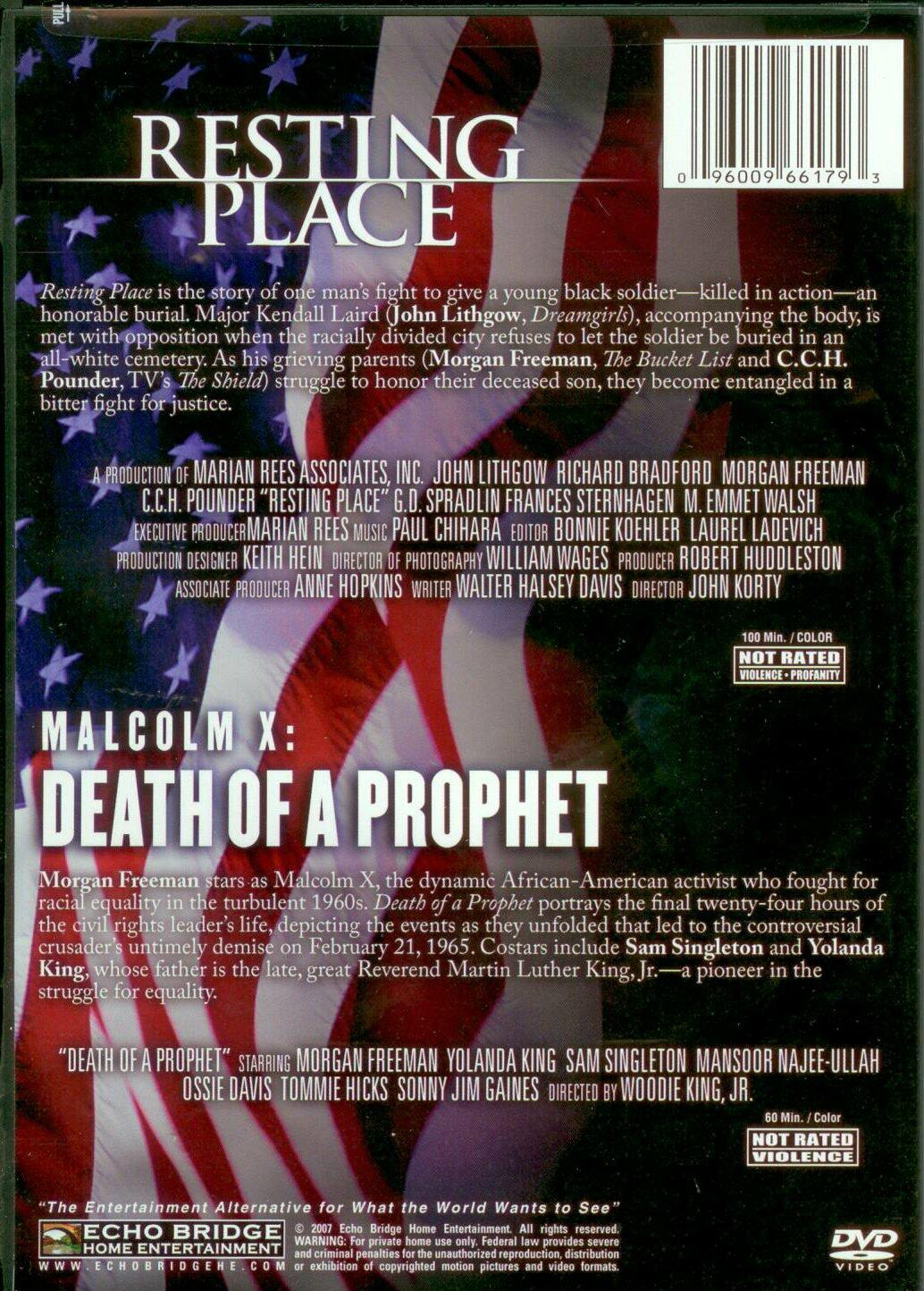 Morgan Freeman Double feature (Resting Place / Death of a Prophet) [Import] [DVD] - Very Good
