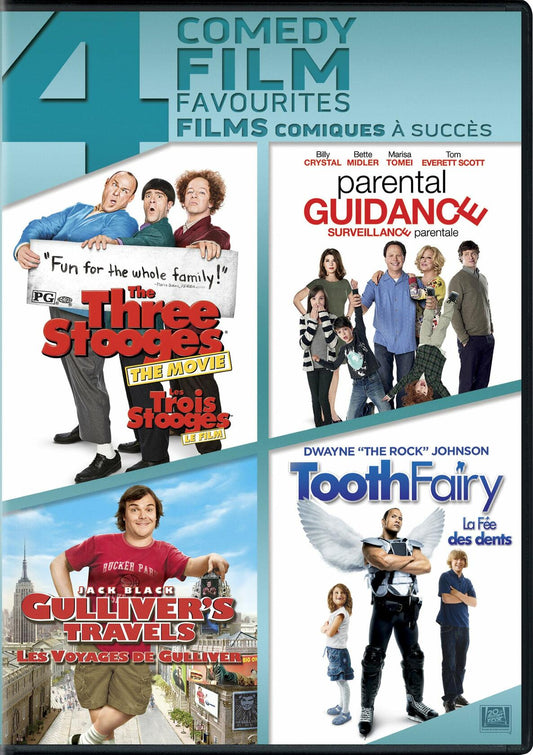 The Three Stooges / Parental Guidance / Gulliver's Travels / The Tooth Fairy (Bilingual) [DVD] - Very Good