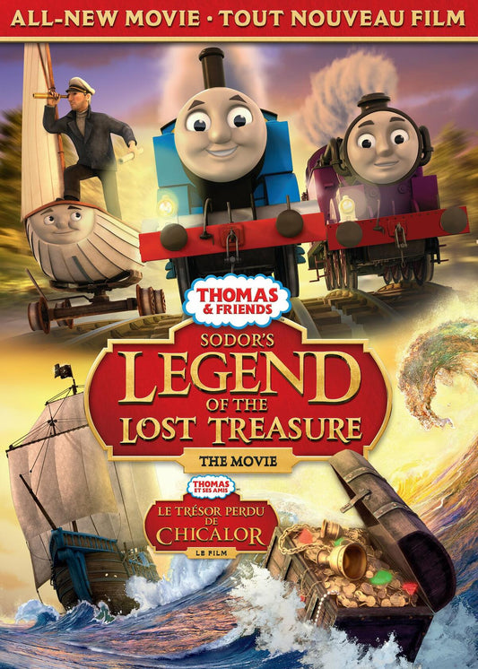 Thomas & Friends: Sodor's Legend of the Lost Treasure (Bilingual) [DVD] - Very Good
