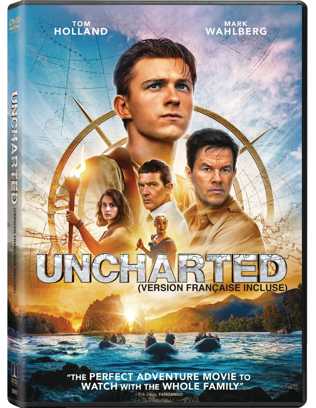 Uncharted (bilingual) [DVD] - Very Good