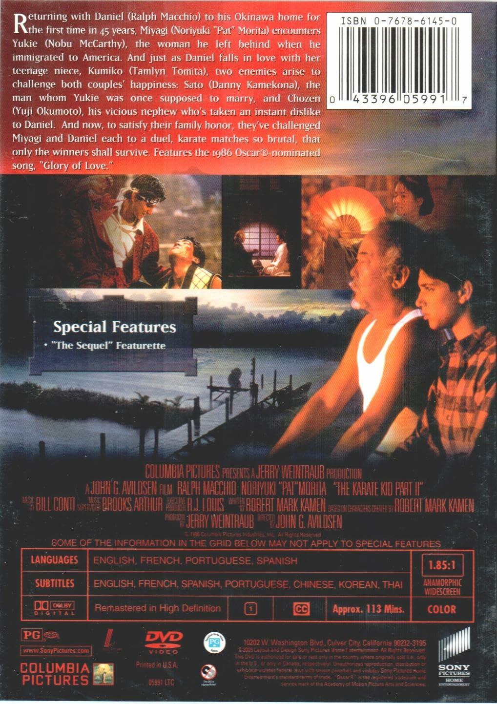The Karate Kid: Part II (Bilingual) [DVD] - Very Good