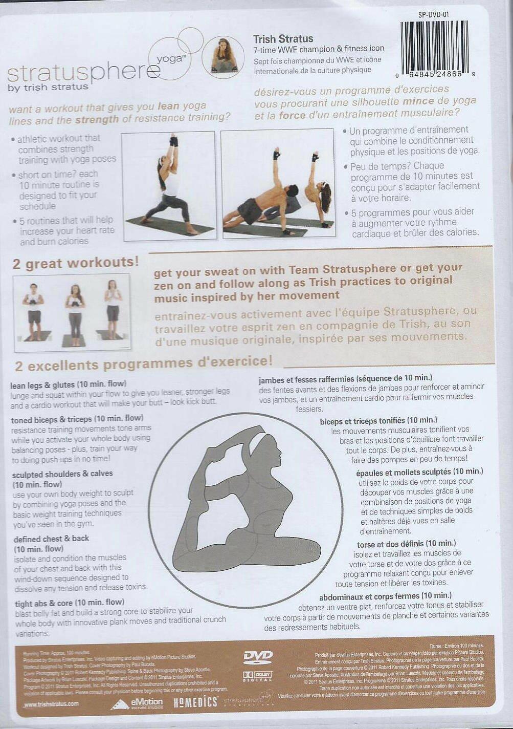 Trish Stratus total mind body workout [DVD] - Very Good