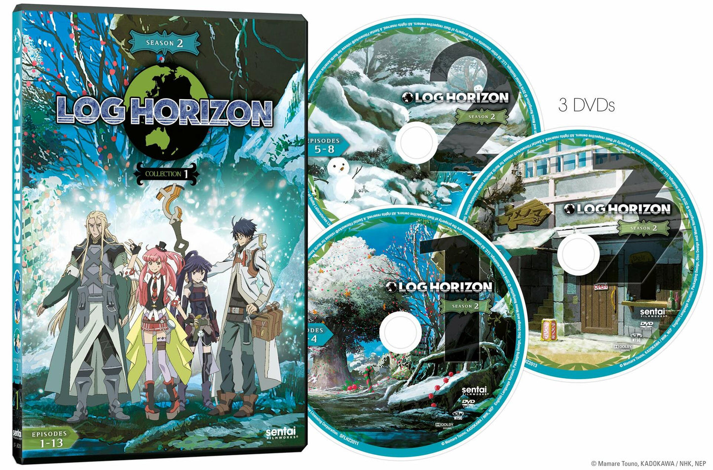 Log Horizon: Season 2- Collection 1 [DVD] - Good