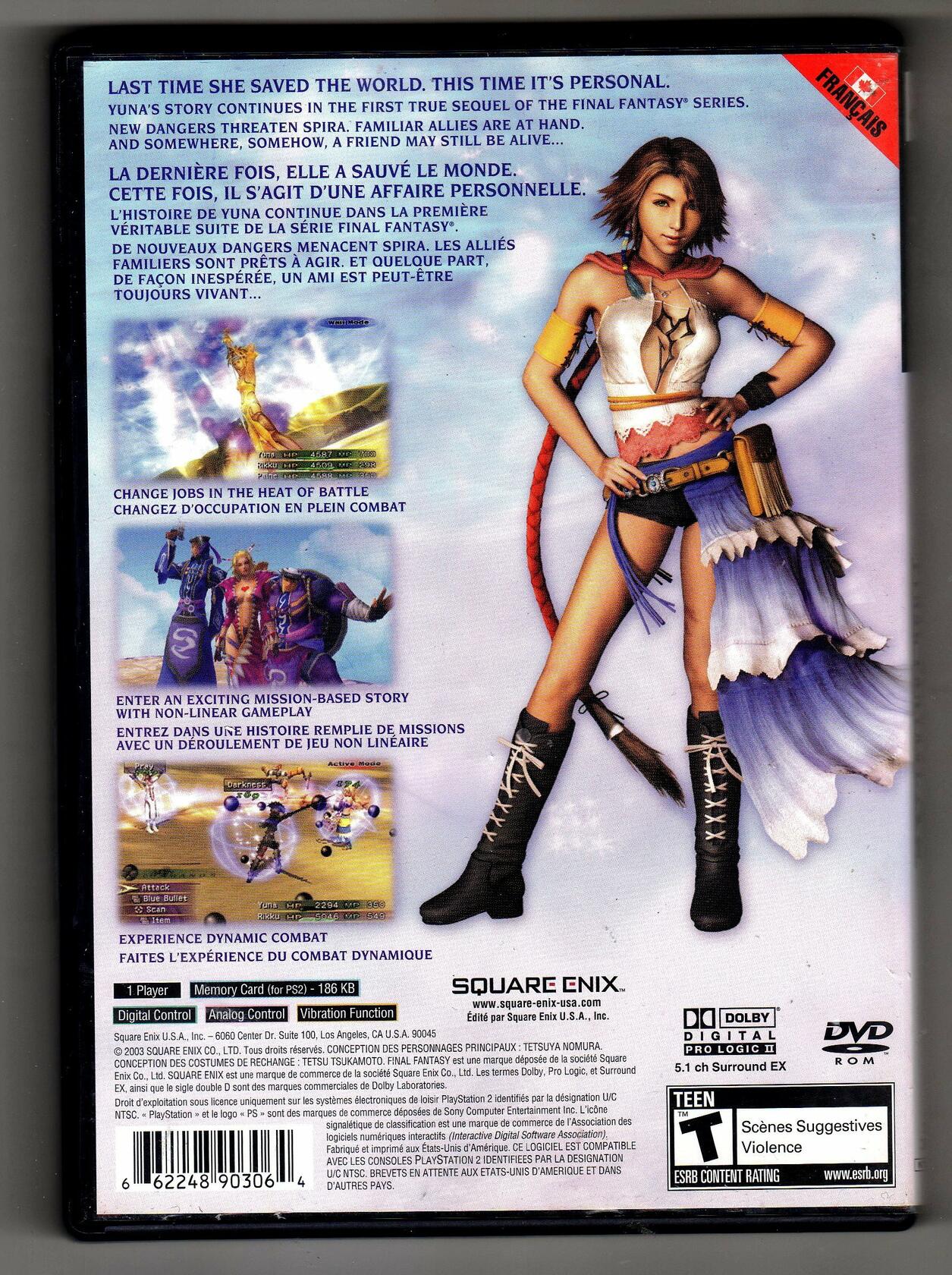Final Fantasy X-2 (vf) [video game] - Very Good