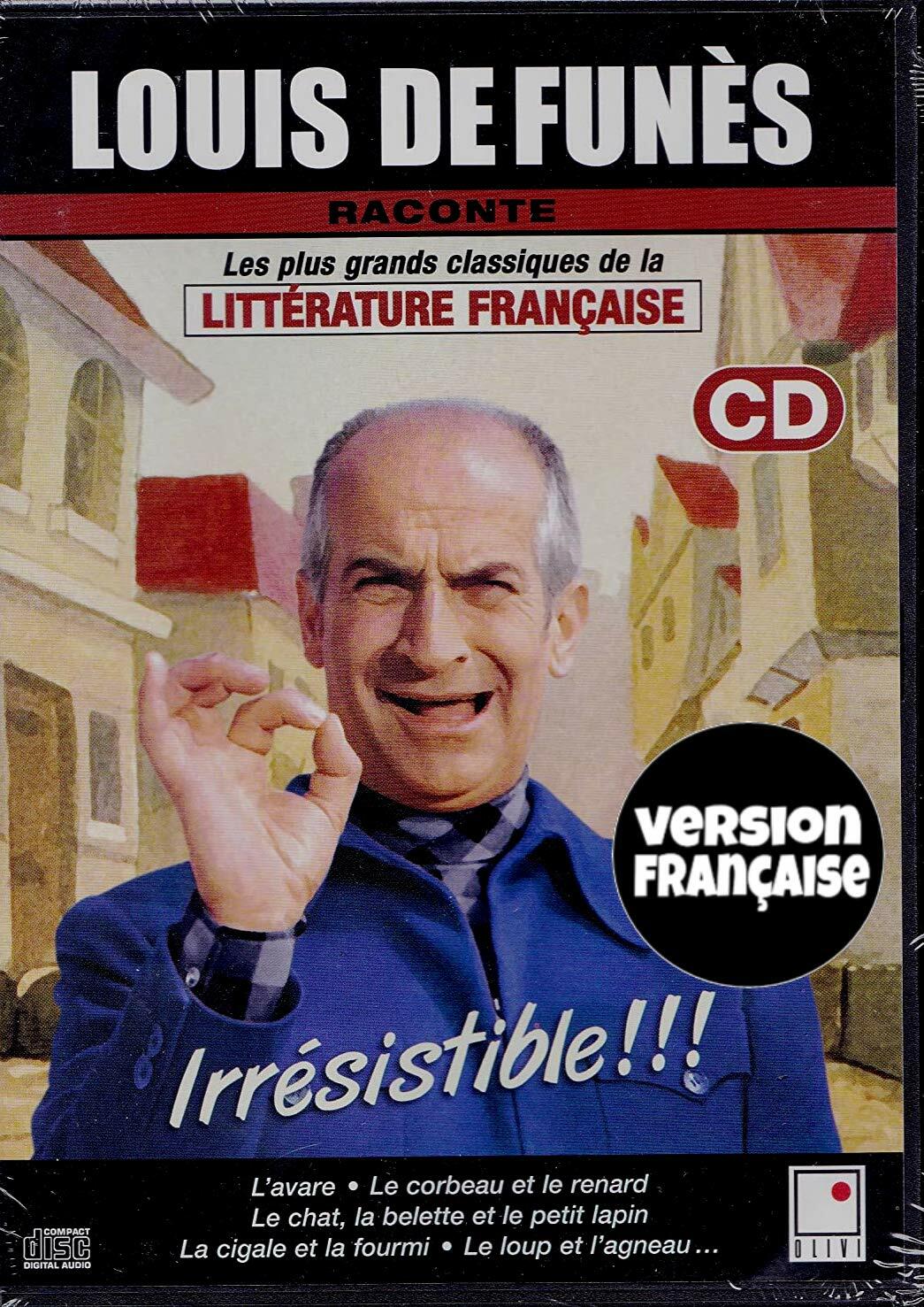 Louis de Funès raconte les plus grands classiques de la littérature française [CD] - Very Good