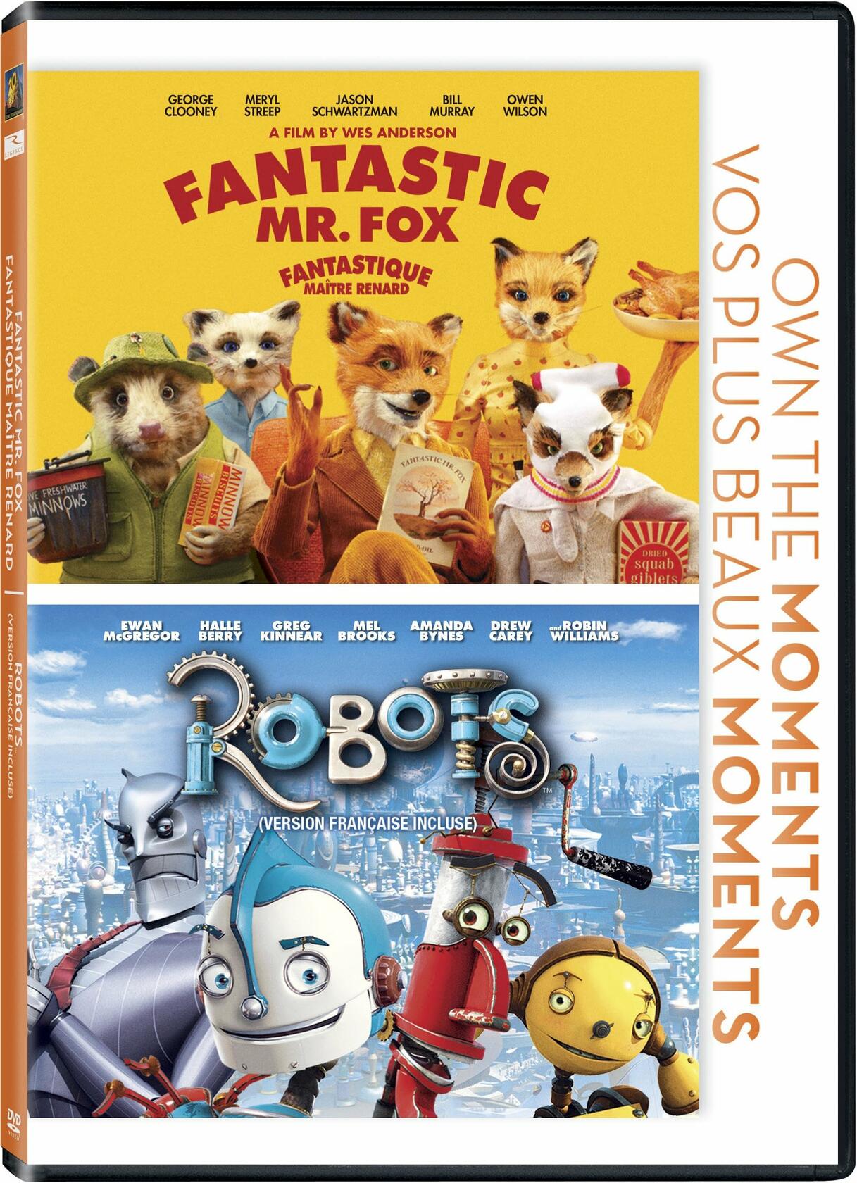 FANTASTIC MR. FOX/ROBOTS [DVD] - Very Good