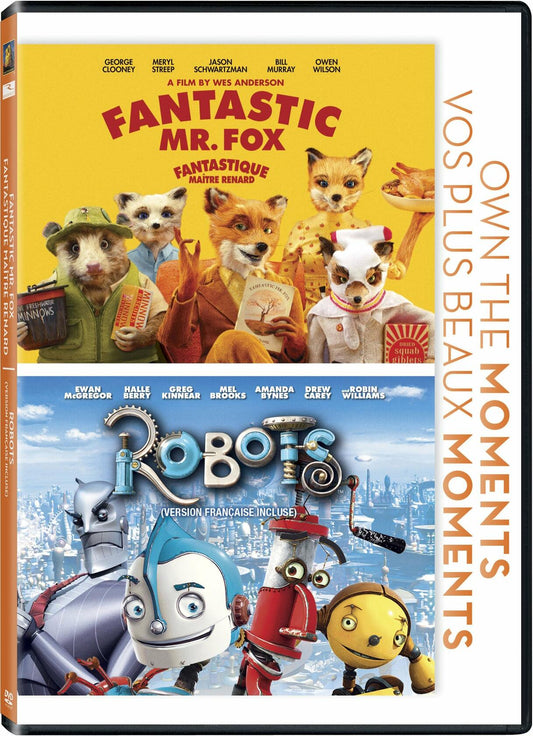 FANTASTIC MR. FOX/ROBOTS [DVD] - Very Good