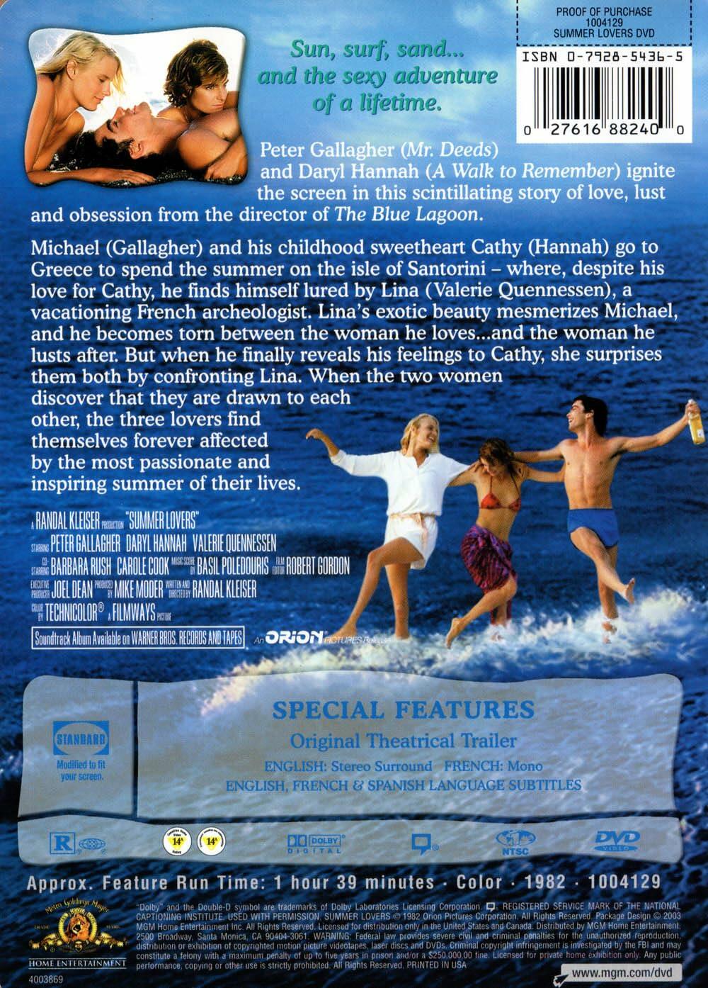 Summer Lovers [DVD] - Very Good
