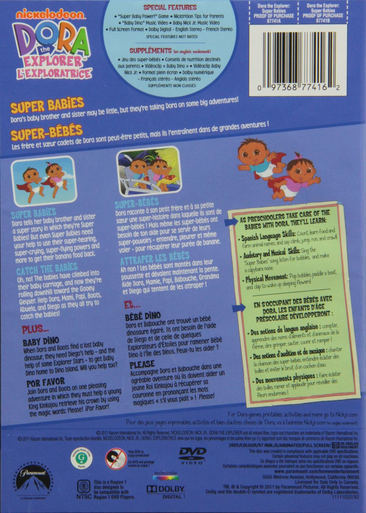 Dora the Explorer: Super Babies / Dora L'exploratrice "Super Bébés" - Very Good