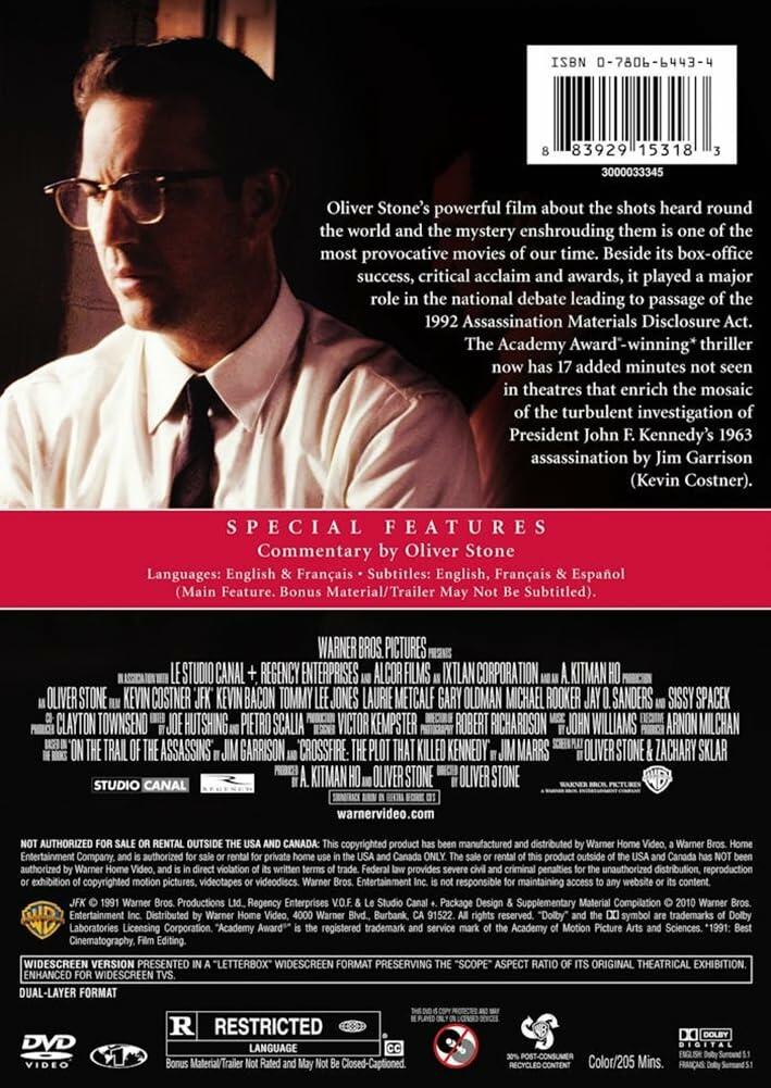 JFK (Special Edition Director's Cut) [DVD] - Good