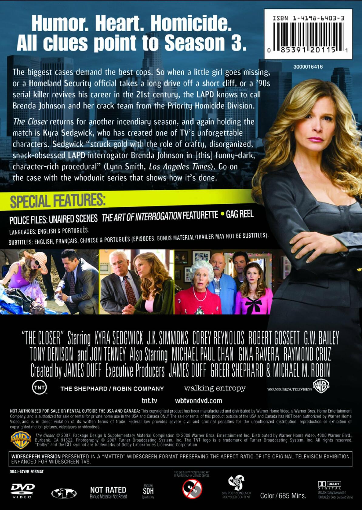 The Closer: The Complete Third Season [DVD] - Good