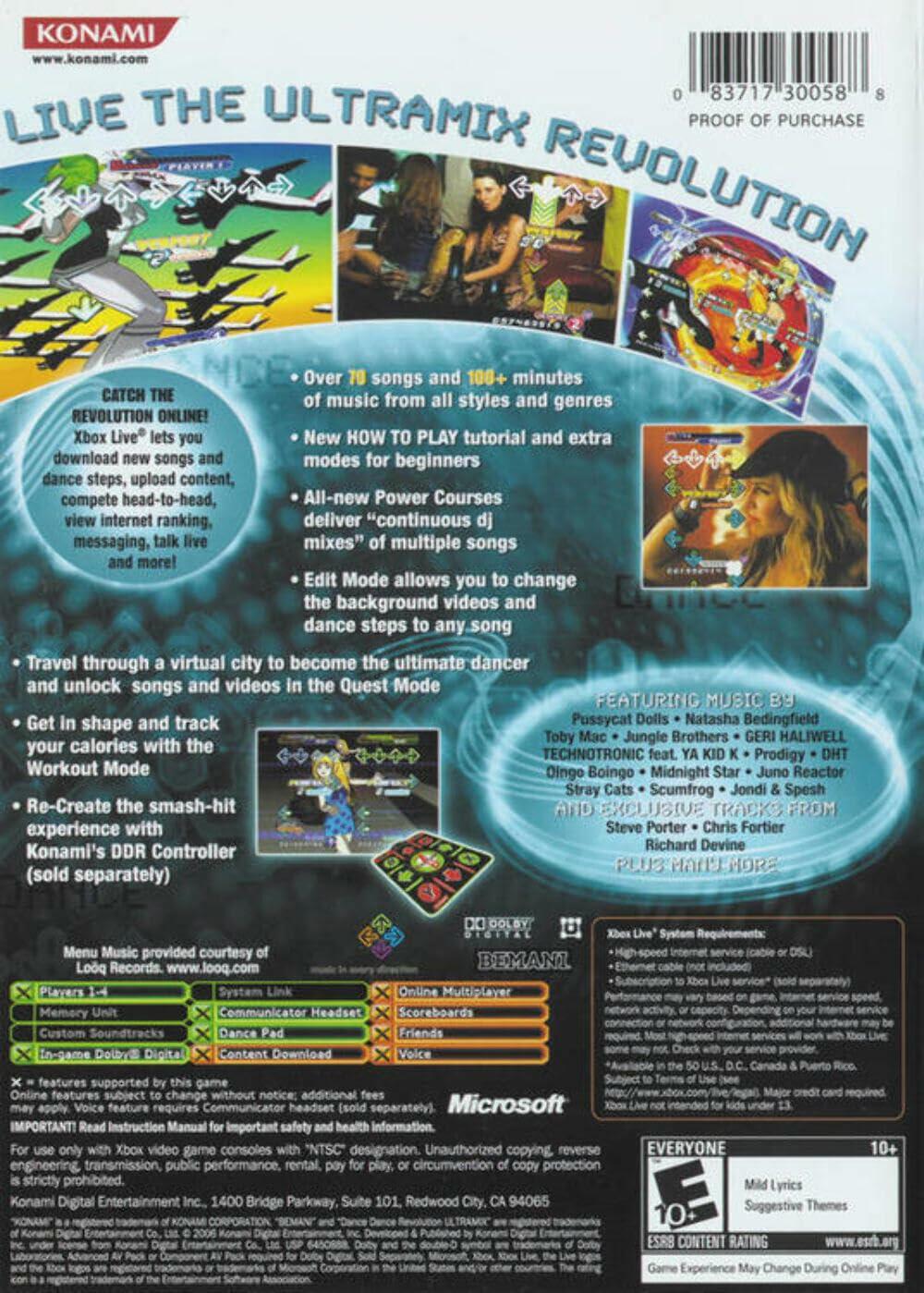 Dance Dance Revolution Ultramix 4 - Xbox [video game] - Very Good