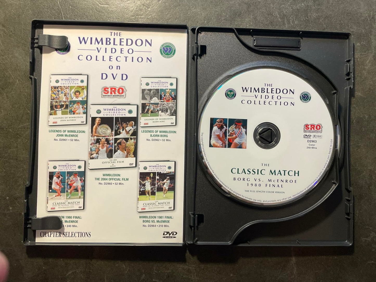 The Wimbledon Collection - The Classic Match - Borg vs. McEnroe 1980 Final [DVD] - Very Good