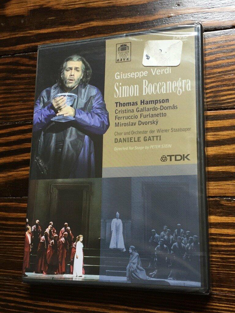 Verdi - Simon Boccanegra / Gatti, Hampson, Gallardo-Domas, Furlanetto, Dvorsky, Wiener Staatsoper [Import] [DVD] - Very Good
