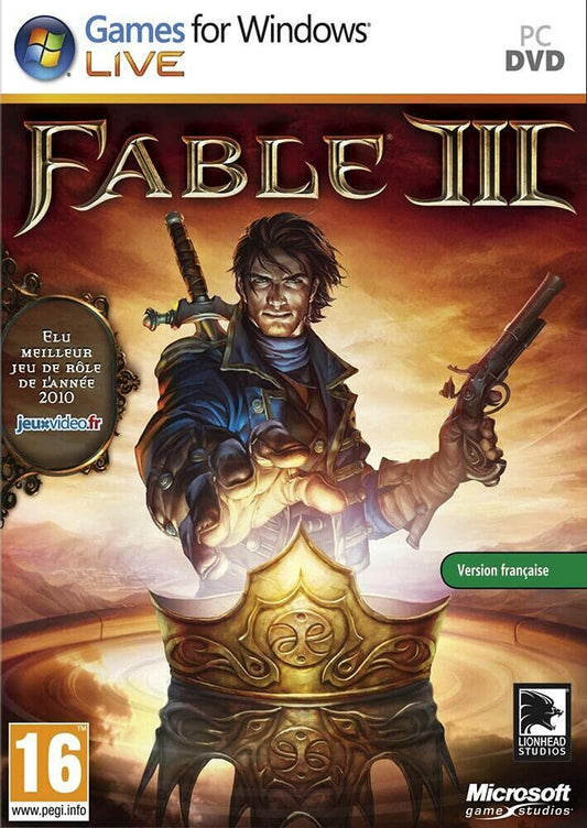Fable 3 DVD Box CD - French only - Standard Edition [video game] - Very Good