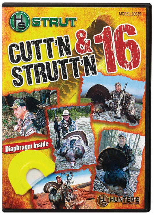 Hunter's Specialties Inc. Strut Cutt'n and Strutt'n 16-Inch DVD - Very Good