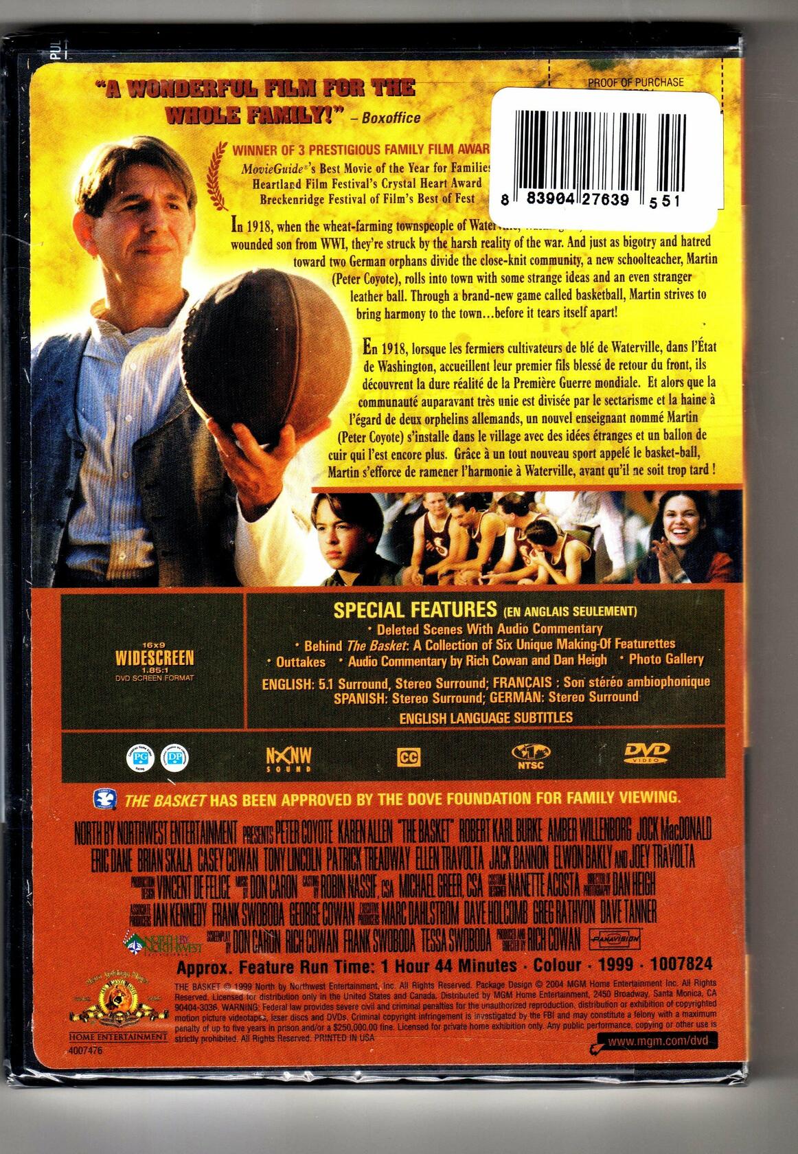 The Basket (Special Edition) [DVD] - Very Good