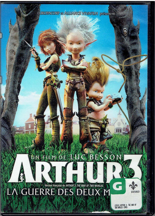 Arthur a/T Invisibles 3 War O [DVD] - Good