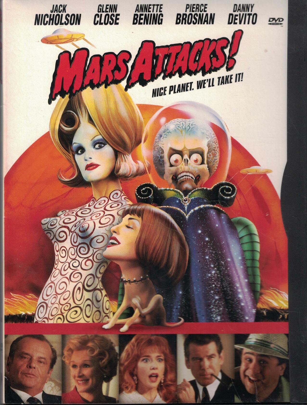 Mars Attacks! (Widescreen/Full Screen) [DVD] - Good