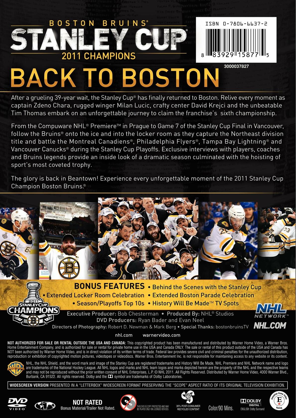 NHL Stanley Cup Champions 2011 [DVD] - Very Good