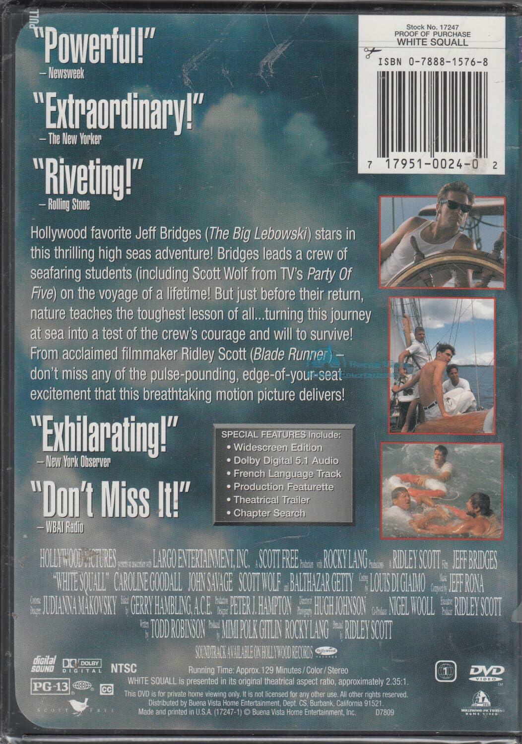 White Squall (DVD) [DVD] - Good