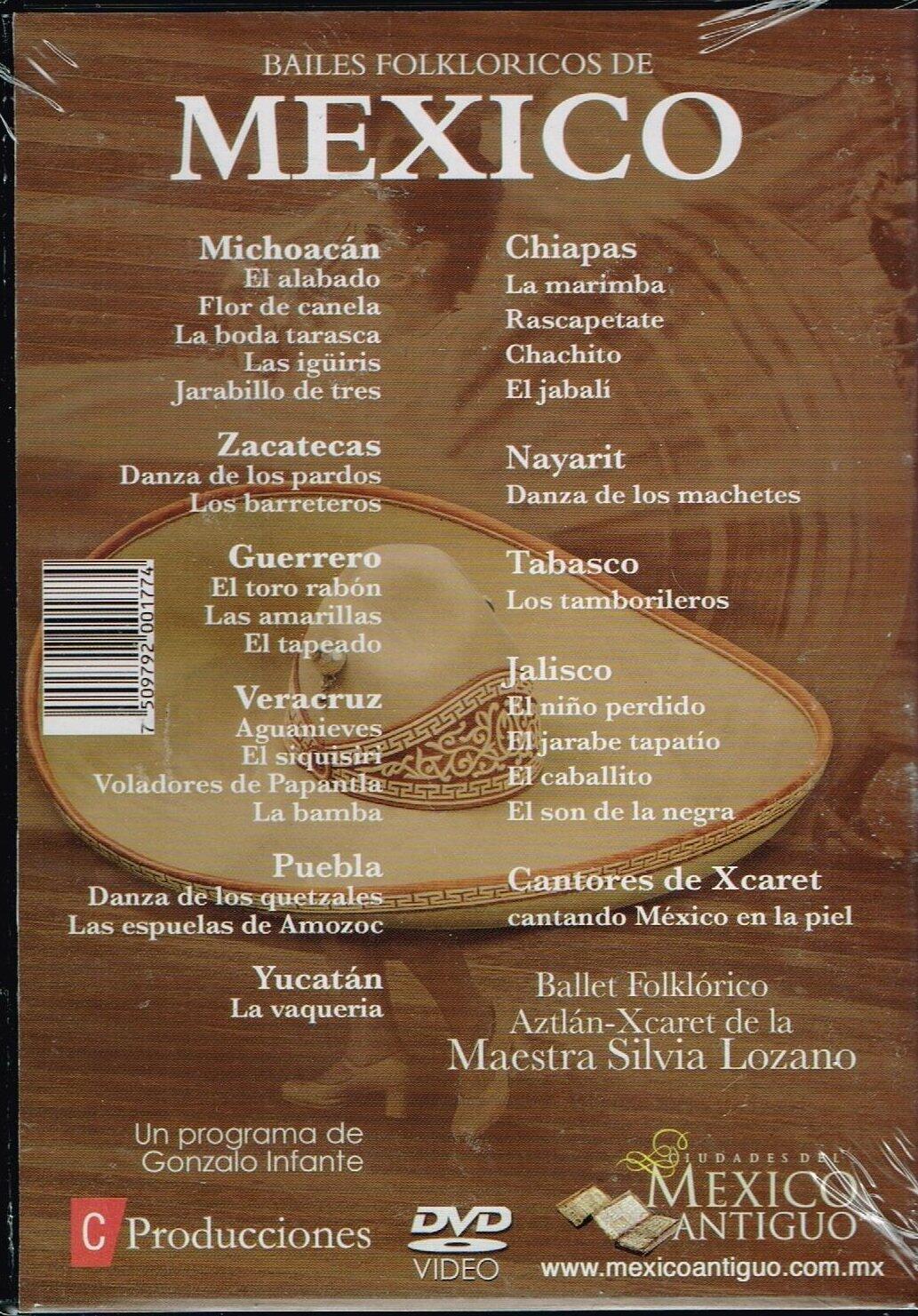 BAILES FOLKLORICOS DE MEXICO "UN SON DEDICADO AL MUNDO"[MICHOACAN,NAYARIT,ZACATECAS,JALISCO,VERACRUZ Y MAS....] IMPORT [DVD] - Very Good