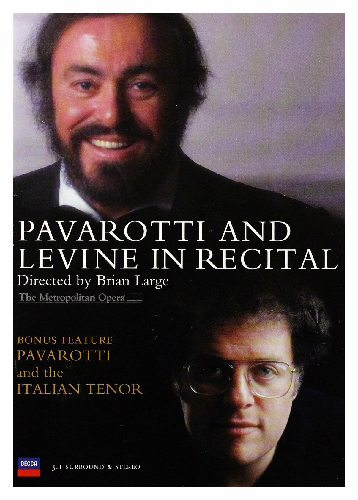 Pavarotti & Levine In Recital [DVD] - Very Good