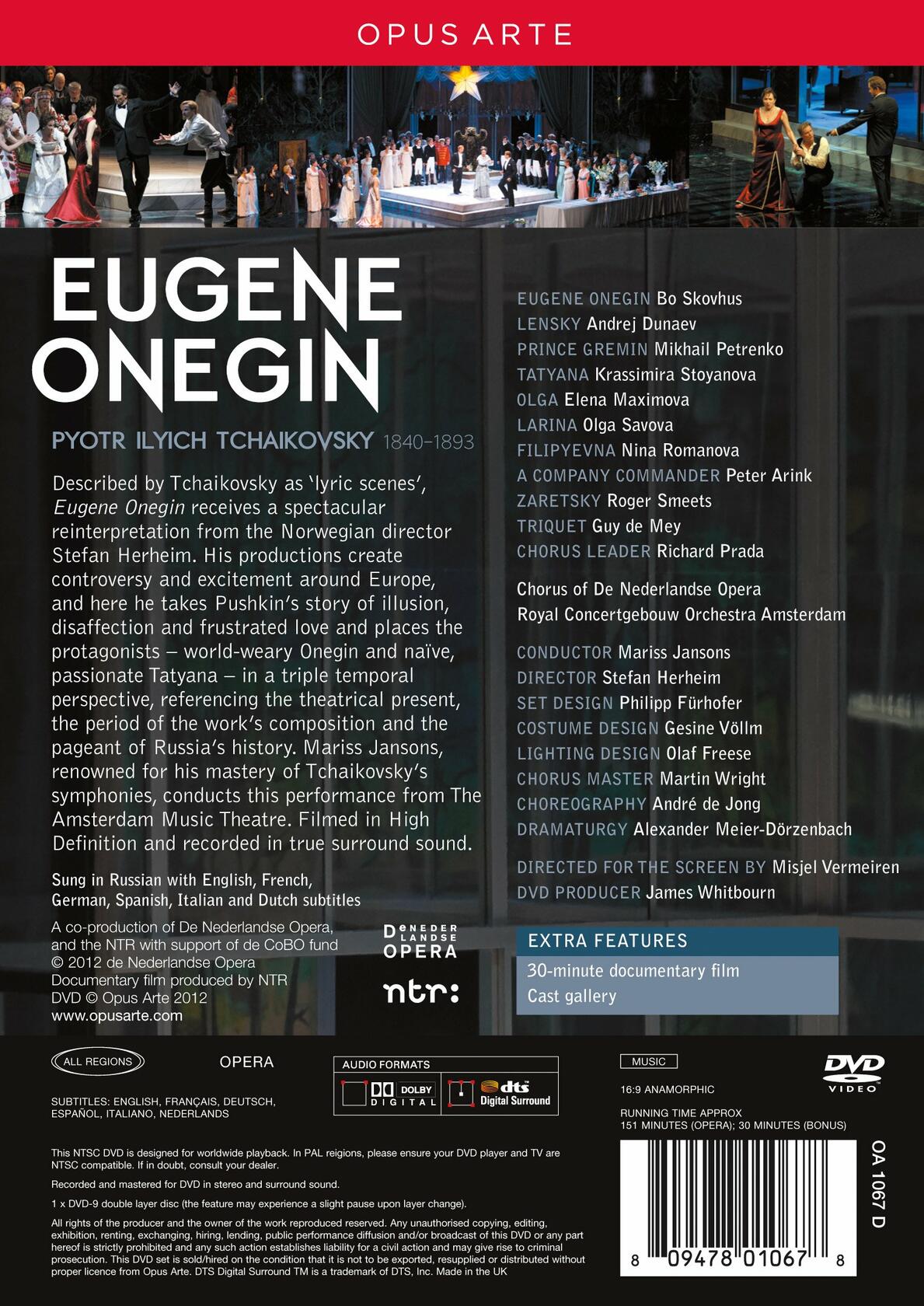 Eugene Onegin [DVD] - Very Good