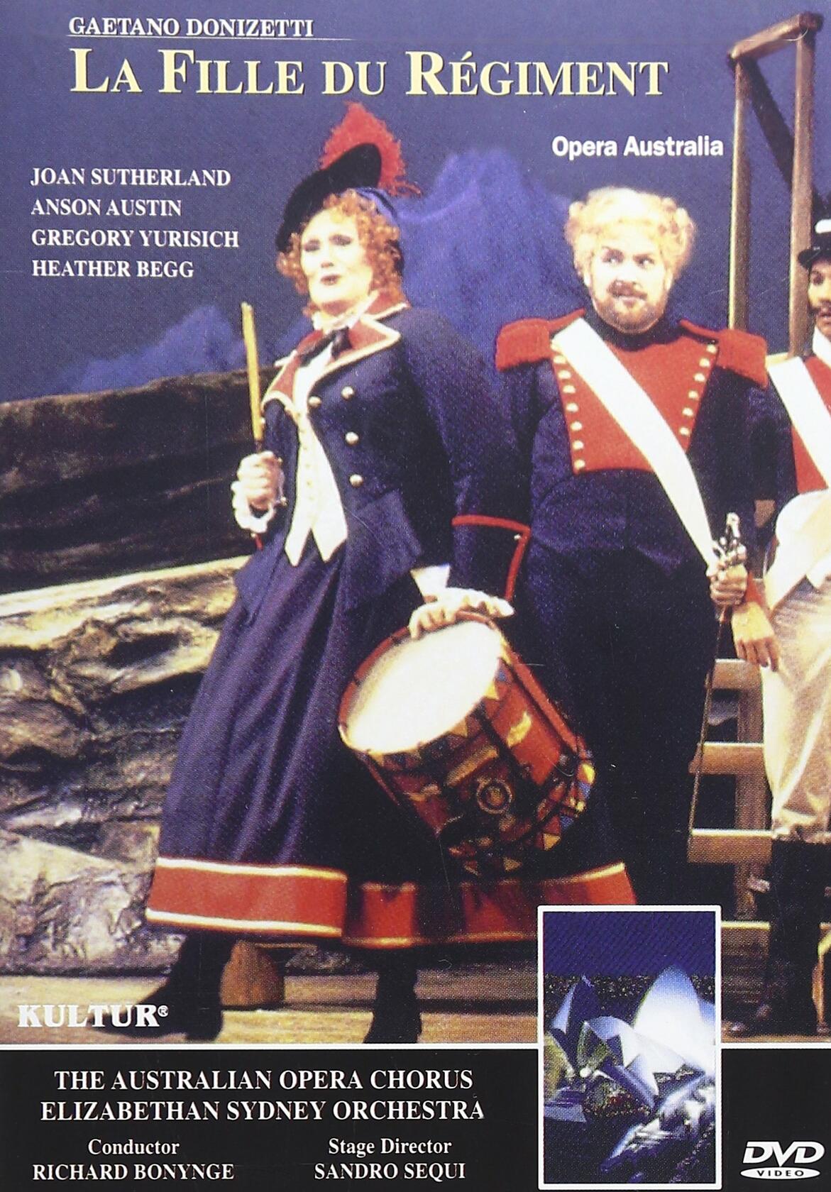 Donizetti - La Fille du Regiment (The Daughter of the Regiment) / Bonynge, Sutherland, Australian Opera [DVD] - Very Good