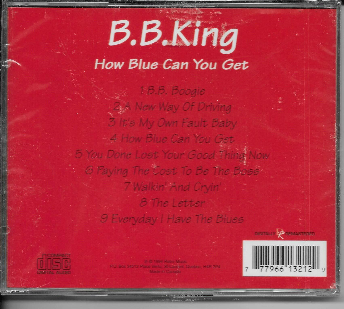 How blue can you get [Audio CD] - Very Good
