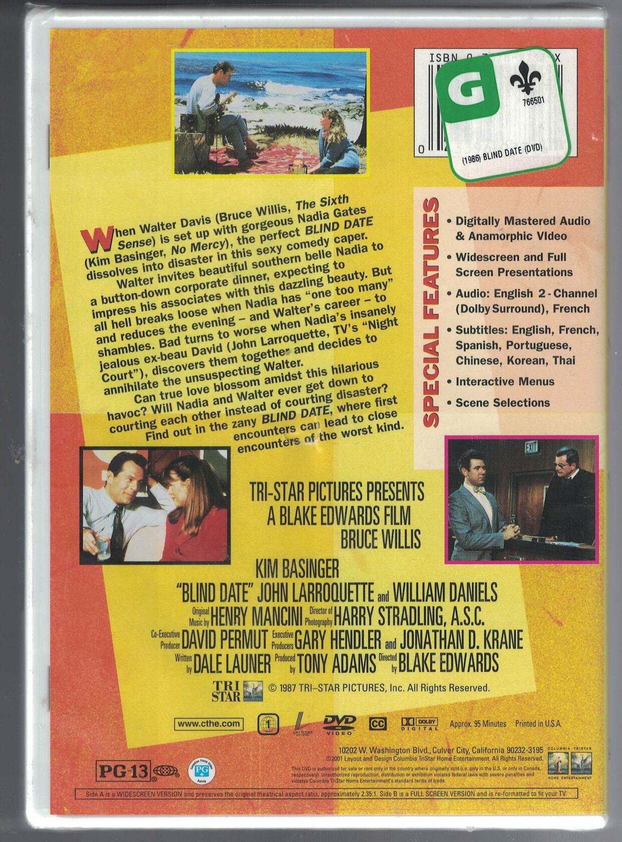 Blind Date (Bilingual) [DVD] - Very Good