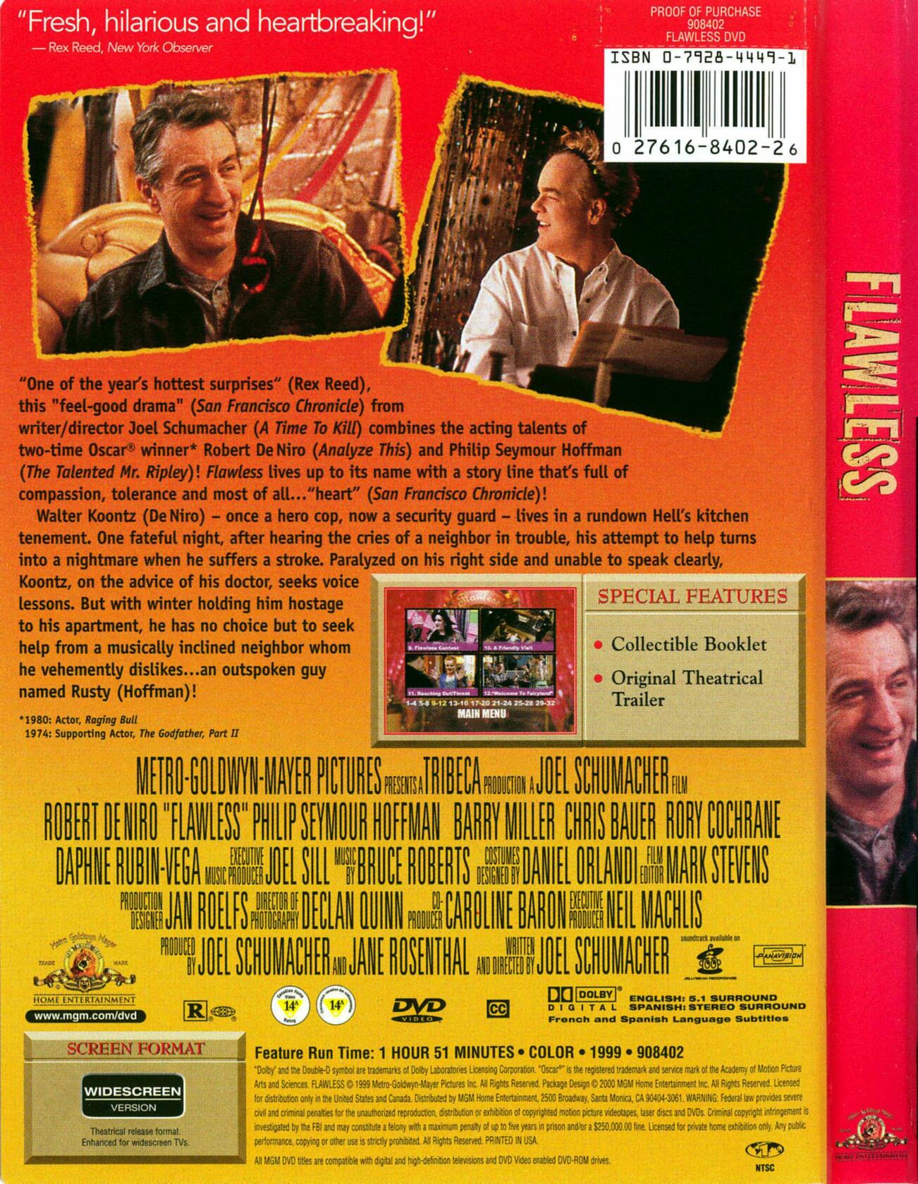 Flawless (Widescreen) (Sous-titres français) [Import] - Very Good