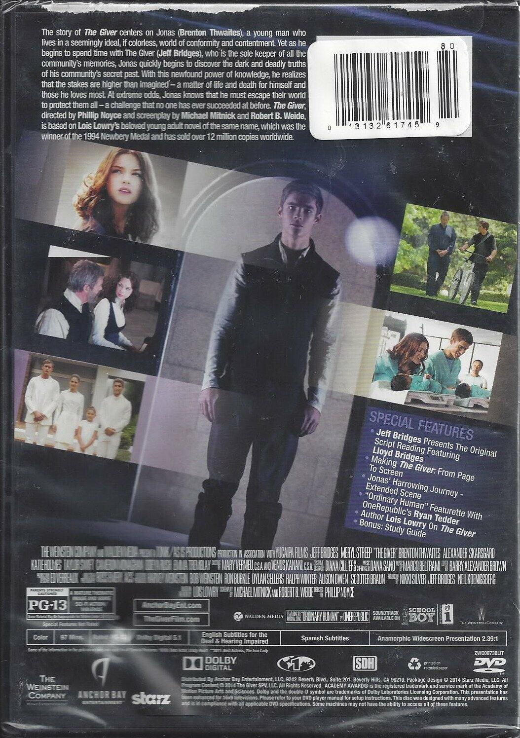 The Giver DVD [DVD] - Very Good