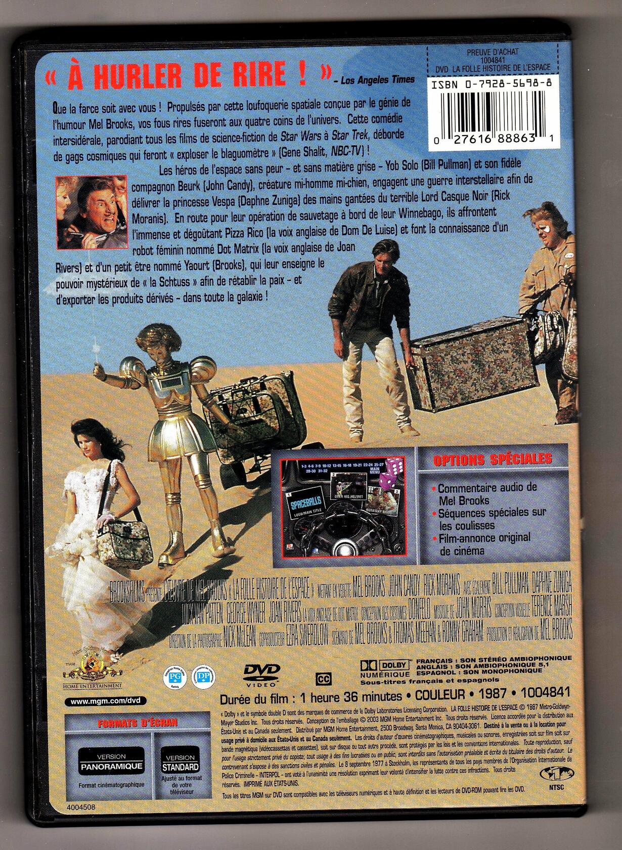 Spaceballs [DVD] - Very Good