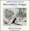 December Songs [Audio CD] Marcovicci, Andrea - Very Good