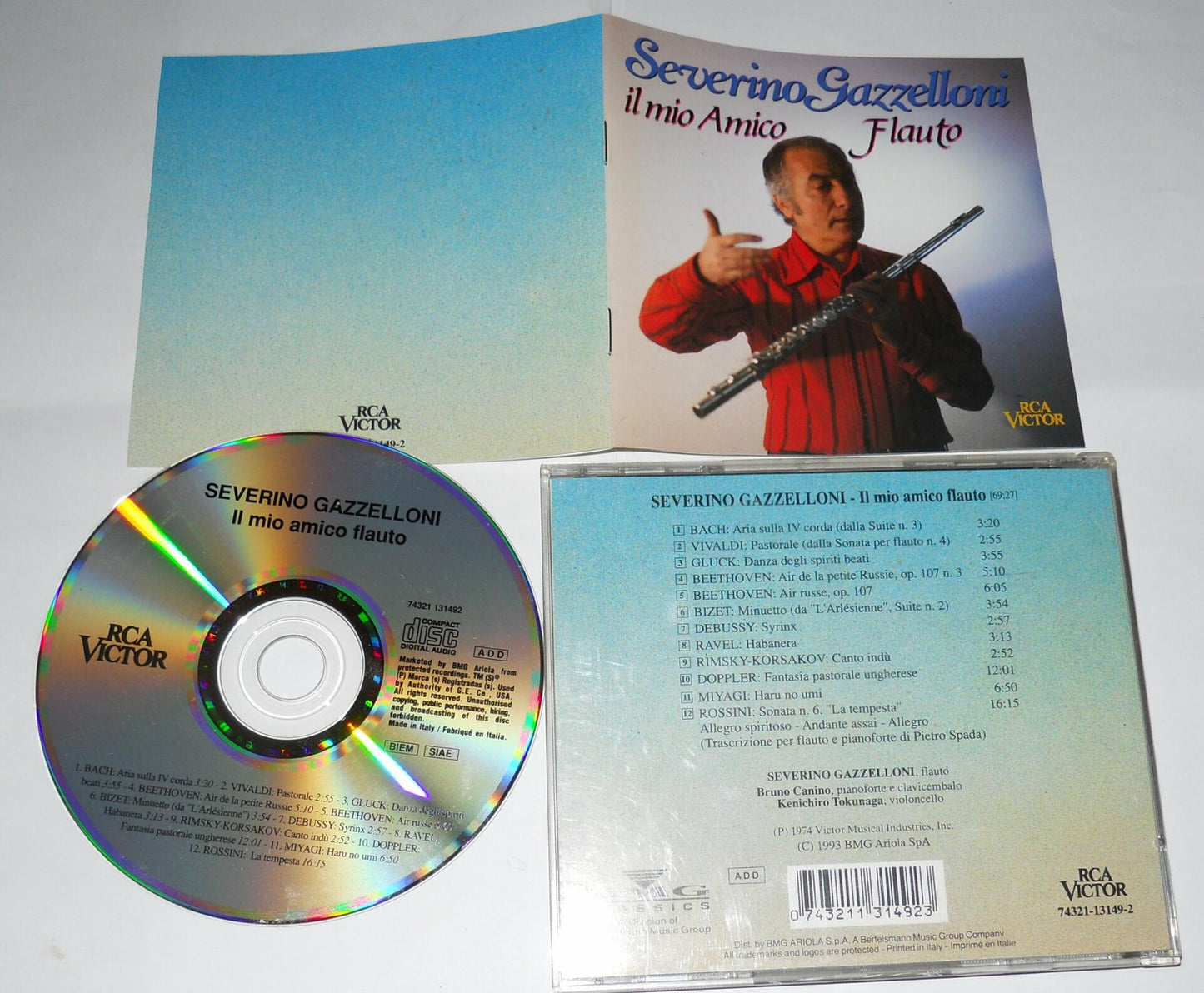 severino gazzelloni il mio amico flauto AudioCD Italian Import [Audio CD]